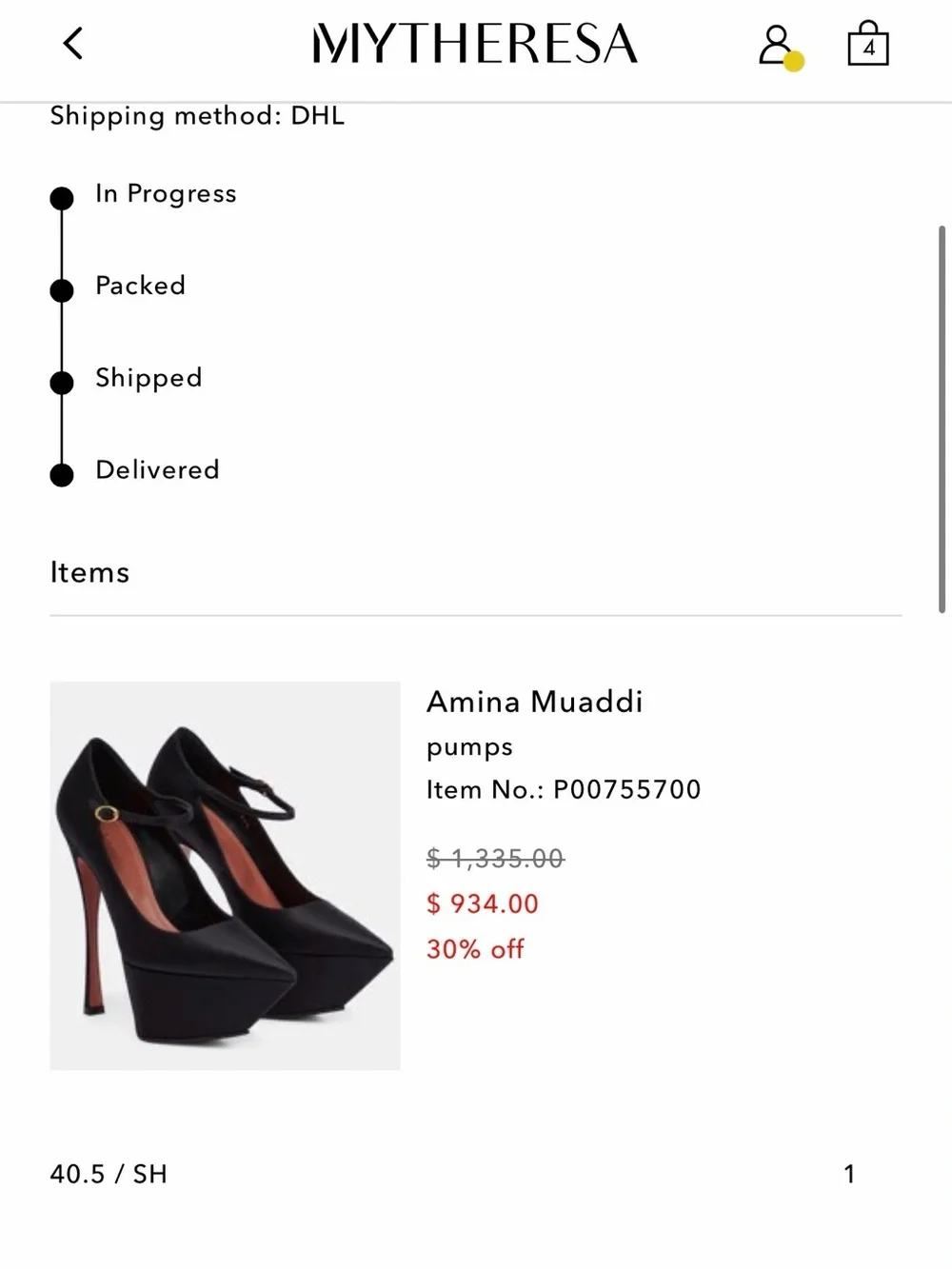 Amina Muaddi Black Mary Jane Platform Pumps